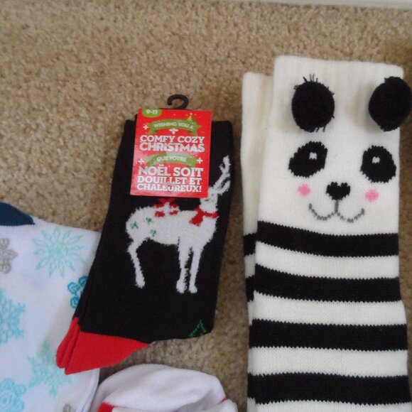 X-mas woman socks bundle 6pcs., NEW - Picture 6 of 6